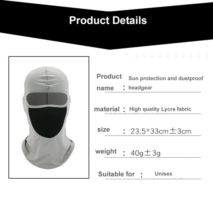 Motorcycle Sun protection and dustproof headgear riding hat hood windproof outdoor tactical riding hood mask mask dust mask - eZthings USA WE SORT ALL THE CRAZIEST GADGETS, GIZMOS, TOYS & TECHNOLOGY, SO YOU DON'T HAVE TO.