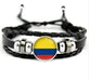 Country Flags Leather Bracelets - eZthings USA WE SORT ALL THE CRAZIEST GADGETS, GIZMOS, TOYS & TECHNOLOGY, SO YOU DON'T HAVE TO.