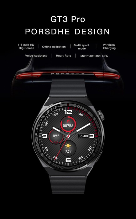 GS GT3 Pro Smart Watch Heart Rate, Blood Pressure, Blood Oxygen Monitoring Bluetooth Sports Watch Bracelet - eZthings USA WE SORT ALL THE CRAZIEST GADGETS, GIZMOS, TOYS & TECHNOLOGY, SO YOU DON'T HAVE TO.
