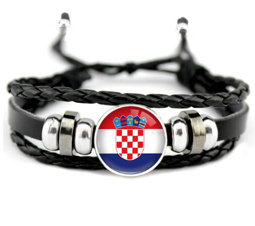 Country Flags Leather Bracelets - eZthings USA WE SORT ALL THE CRAZIEST GADGETS, GIZMOS, TOYS & TECHNOLOGY, SO YOU DON'T HAVE TO.