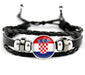 Country Flags Leather Bracelets - eZthings USA WE SORT ALL THE CRAZIEST GADGETS, GIZMOS, TOYS & TECHNOLOGY, SO YOU DON'T HAVE TO.