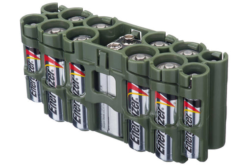 A9 Pack Battery Caddy (Military Green) - eZthings USA WE SORT ALL THE CRAZIEST GADGETS, GIZMOS, TOYS & TECHNOLOGY, SO YOU DON'T HAVE TO.