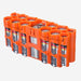 A9 Pack Battery Caddy (Orange) - eZthings USA WE SORT ALL THE CRAZIEST GADGETS, GIZMOS, TOYS & TECHNOLOGY, SO YOU DON'T HAVE TO.