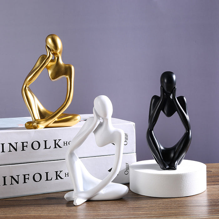 Mini Abstract Character Decorations, Home Decorations, Hallway Decorations, Living Room Model Rooms, Creative Resin Crafts - eZthings USA WE SORT ALL THE CRAZIEST GADGETS, GIZMOS, TOYS & TECHNOLOGY, SO YOU DON'T HAVE TO.