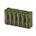 12 AA Pack Battery Caddy (Military Green) - eZthings USA WE SORT ALL THE CRAZIEST GADGETS, GIZMOS, TOYS & TECHNOLOGY, SO YOU DON'T HAVE TO.