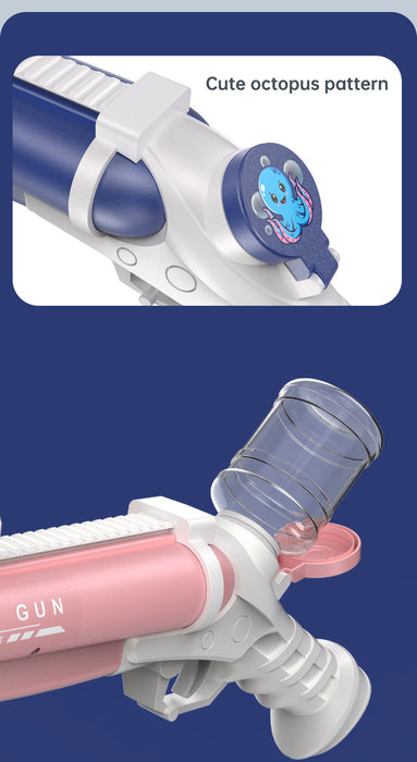 Double tube electric water gun outdoor water play and war toy - eZthings USA WE SORT ALL THE CRAZIEST GADGETS, GIZMOS, TOYS & TECHNOLOGY, SO YOU DON'T HAVE TO.