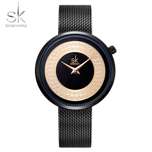 Female Watch Women Metal Mesh Fashion Clock Vintage Design Ladies Watch - eZthings USA WE SORT ALL THE CRAZIEST GADGETS, GIZMOS, TOYS & TECHNOLOGY, SO YOU DON'T HAVE TO.