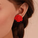 Fashionable geometric crystal handmade rice bead earrings - eZthings USA WE SORT ALL THE CRAZIEST GADGETS, GIZMOS, TOYS & TECHNOLOGY, SO YOU DON'T HAVE TO.