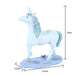 Blue unicorn resin handicraft pony ornament - eZthings USA WE SORT ALL THE CRAZIEST GADGETS, GIZMOS, TOYS & TECHNOLOGY, SO YOU DON'T HAVE TO.