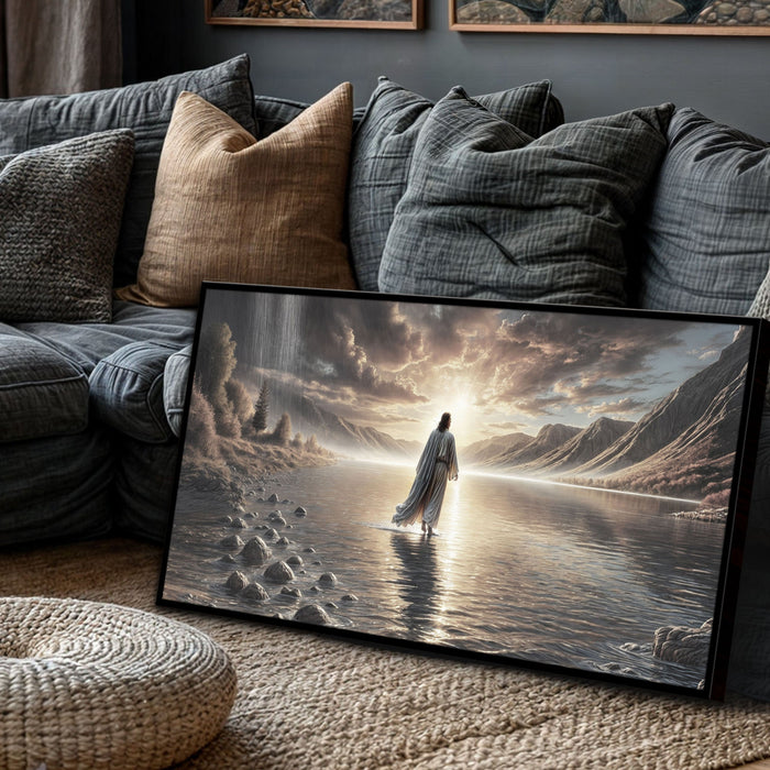 Walking on Water - Faith Wall Art II - eZthings USA WE SORT ALL THE CRAZIEST GADGETS, GIZMOS, TOYS & TECHNOLOGY, SO YOU DON'T HAVE TO.