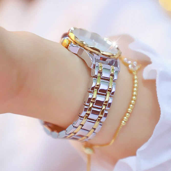Diamond Women Luxury Brand Watch Rhinestone Elegant Ladies Watches Gold Clock Wrist Watches For Women Relogio Feminino - eZthings USA WE SORT ALL THE CRAZIEST GADGETS, GIZMOS, TOYS & TECHNOLOGY, SO YOU DON'T HAVE TO.