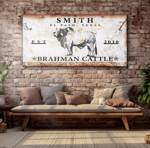 Brahman Cattle Sign - eZthings USA WE SORT ALL THE CRAZIEST GADGETS, GIZMOS, TOYS & TECHNOLOGY, SO YOU DON'T HAVE TO.
