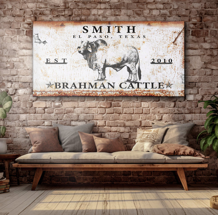 Brahman Cattle Sign - eZthings USA WE SORT ALL THE CRAZIEST GADGETS, GIZMOS, TOYS & TECHNOLOGY, SO YOU DON'T HAVE TO.