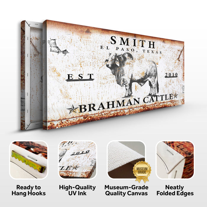 Brahman Cattle Sign - eZthings USA WE SORT ALL THE CRAZIEST GADGETS, GIZMOS, TOYS & TECHNOLOGY, SO YOU DON'T HAVE TO.