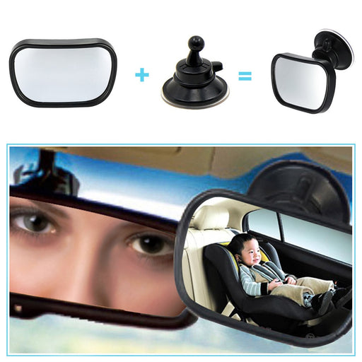 2 in 1 Mini Safety Car Back Seat Baby View Mirror Adjustable Baby Rear Convex Mirror Car Baby Kids Monitor - eZthings USA WE SORT ALL THE CRAZIEST GADGETS, GIZMOS, TOYS & TECHNOLOGY, SO YOU DON'T HAVE TO.