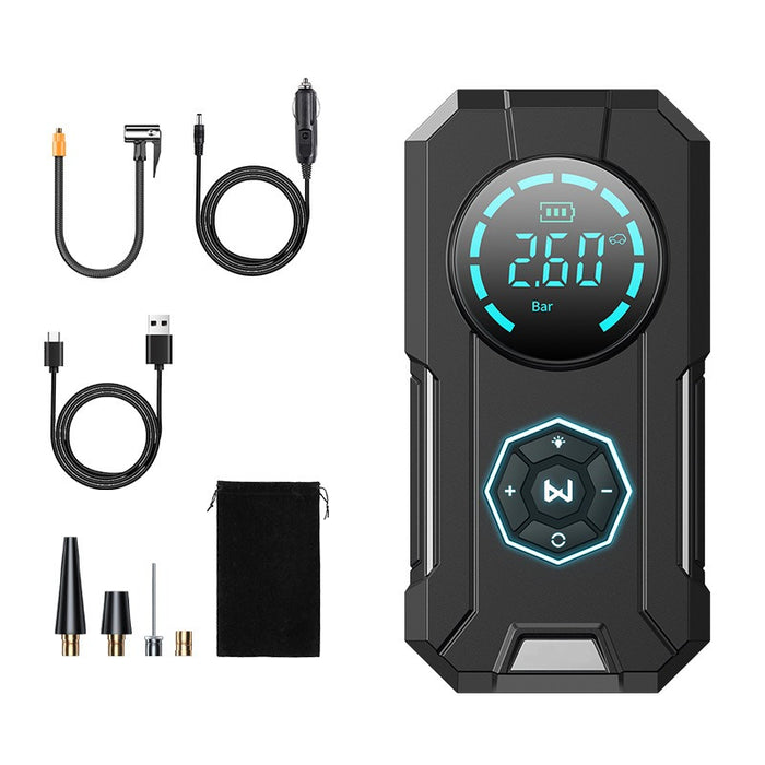 Car mounted tire inflator emergency start power supply Jump Starter - eZthings USA WE SORT ALL THE CRAZIEST GADGETS, GIZMOS, TOYS & TECHNOLOGY, SO YOU DON'T HAVE TO.