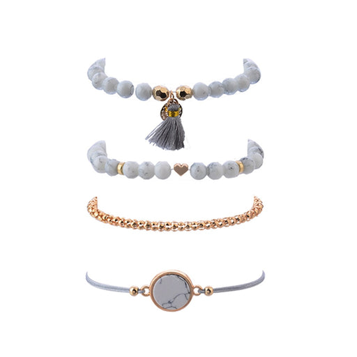 Bohemian Handmade Weave Heart Long Tassel Bracelet Sets Women  New Grey Rope Chain Bracelets Jewelry Christmas Gift - eZthings USA WE SORT ALL THE CRAZIEST GADGETS, GIZMOS, TOYS & TECHNOLOGY, SO YOU DON'T HAVE TO.