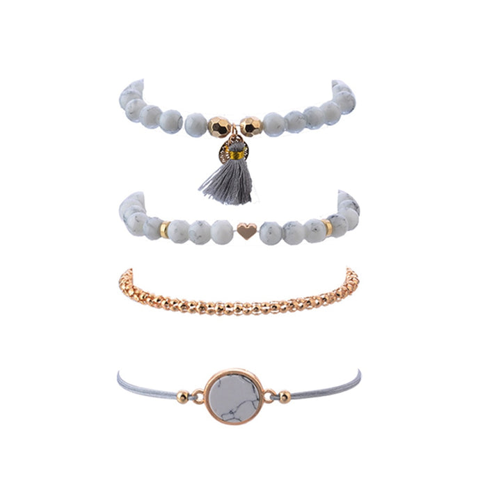 Bohemian Handmade Weave Heart Long Tassel Bracelet Sets Women  New Grey Rope Chain Bracelets Jewelry Christmas Gift - eZthings USA WE SORT ALL THE CRAZIEST GADGETS, GIZMOS, TOYS & TECHNOLOGY, SO YOU DON'T HAVE TO.