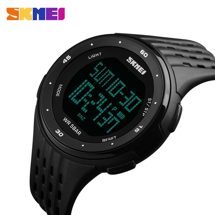 SKMEI 1219 Men Digital Watch LED Display Waterproof Male Wristwatches Chronograph Calendar Alarm Sport Watches Relogio Masculino - eZthings USA WE SORT ALL THE CRAZIEST GADGETS, GIZMOS, TOYS & TECHNOLOGY, SO YOU DON'T HAVE TO.