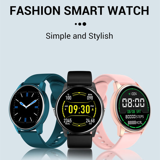 eThings Women Smart Watch Real-time Weather Forecast Activity Tracker Heart Rate Monitor Sports Ladies Smart Watch Men For Android IOS - eZthings USA WE SORT ALL THE CRAZIEST GADGETS, GIZMOS, TOYS & TECHNOLOGY, SO YOU DON'T HAVE TO.