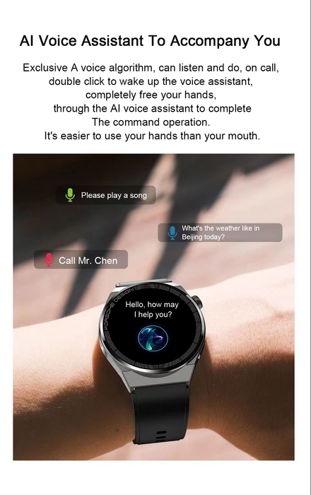 GS GT3 Pro Smart Watch Heart Rate, Blood Pressure, Blood Oxygen Monitoring Bluetooth Sports Watch Bracelet - eZthings USA WE SORT ALL THE CRAZIEST GADGETS, GIZMOS, TOYS & TECHNOLOGY, SO YOU DON'T HAVE TO.