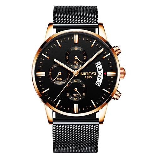 NIBOSI Relogio Masculino Men Watches Luxury Famous Top Brand Men's Fashion Casual Dress Watch Military Quartz Wristwatches Saat - eZthings USA WE SORT ALL THE CRAZIEST GADGETS, GIZMOS, TOYS & TECHNOLOGY, SO YOU DON'T HAVE TO.