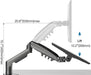 Rehisk Dual Monitor Mount for 15-32 Inch Screens - F160 - eZthings USA WE SORT ALL THE CRAZIEST GADGETS, GIZMOS, TOYS & TECHNOLOGY, SO YOU DON'T HAVE TO.