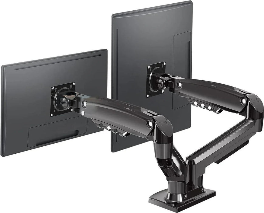Rehisk Dual Monitor Mount for 15-32 Inch Screens - F160 - eZthings USA WE SORT ALL THE CRAZIEST GADGETS, GIZMOS, TOYS & TECHNOLOGY, SO YOU DON'T HAVE TO.