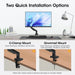 Rehisk Single Monitor Mount for 15-32 Inch Screens - F80 - eZthings USA WE SORT ALL THE CRAZIEST GADGETS, GIZMOS, TOYS & TECHNOLOGY, SO YOU DON'T HAVE TO.