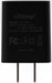 Black eZthings power adapter with model details on a white background