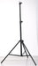 Black tripod stand on a white background