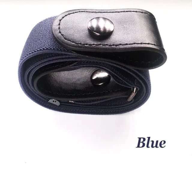 Buckle-free Stretch Belt Invisible Casual Elastic Waist Leather Belt - eZthings USA WE SORT ALL THE CRAZIEST GADGETS, GIZMOS, TOYS & TECHNOLOGY, SO YOU DON'T HAVE TO.