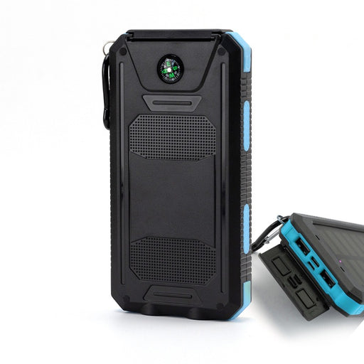 eThings Strong waterproof solar mobile power supply 20000mah Compass mobile phone solar power bank - eZthings USA WE SORT ALL THE CRAZIEST GADGETS, GIZMOS, TOYS & TECHNOLOGY, SO YOU DON'T HAVE TO.