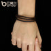BAMOER Men Leather Bracelet Trendy with Magnet Clasp PI0063-5 - eZthings USA WE SORT ALL THE CRAZIEST GADGETS, GIZMOS, TOYS & TECHNOLOGY, SO YOU DON'T HAVE TO.