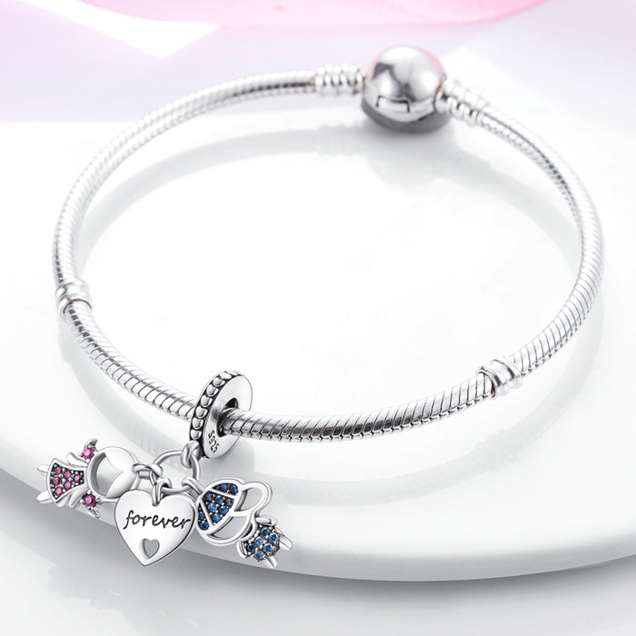 Original 925 Sterling Silver Beaded DIY Bracelet Necklace Jewelry Accessories