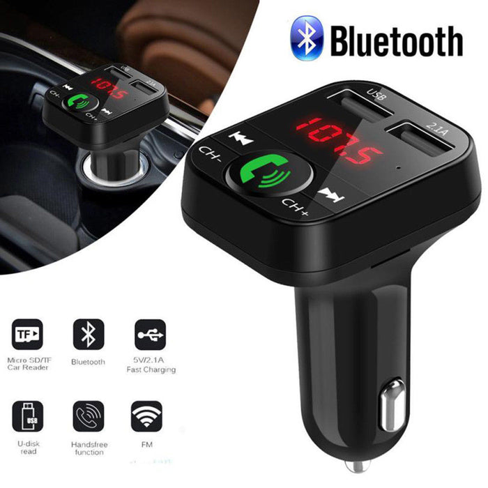 eThings B2 Car MP3 Bluetooth Hands-Free Car Player FM Transmitter Car Charger Receiver - eZthings USA WE SORT ALL THE CRAZIEST GADGETS, GIZMOS, TOYS & TECHNOLOGY, SO YOU DON'T HAVE TO.