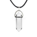 Hexagonal Column Natural Crystal Turquoises Optal Glass Stone Pendant Necklace Leather Chains Choker Necklace For Women Gift - eZthings USA WE SORT ALL THE CRAZIEST GADGETS, GIZMOS, TOYS & TECHNOLOGY, SO YOU DON'T HAVE TO.
