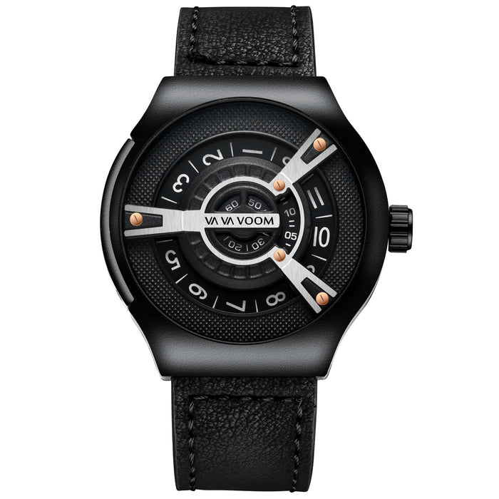 VAVA VOOM Brand VA-275 Creative Big Watch Men Fashions Sports Watches Men's Wrist Watch Men Luxury Casual Men Watch Leather Male Clock - eZthings USA WE SORT ALL THE CRAZIEST GADGETS, GIZMOS, TOYS & TECHNOLOGY, SO YOU DON'T HAVE TO.