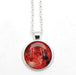 Glowing Jewelry Full Moon Necklace Handmade Glass Dome Lunar Eclipse Necklace Glow in the dark Pendant Jewelry - eZthings USA WE SORT ALL THE CRAZIEST GADGETS, GIZMOS, TOYS & TECHNOLOGY, SO YOU DON'T HAVE TO.