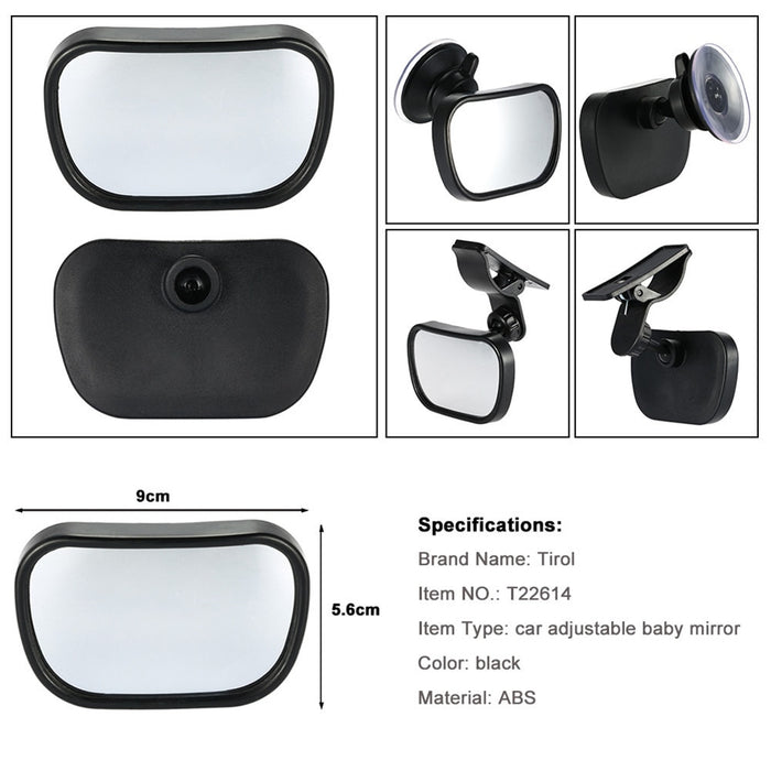 2 in 1 Mini Safety Car Back Seat Baby View Mirror Adjustable Baby Rear Convex Mirror Car Baby Kids Monitor - eZthings USA WE SORT ALL THE CRAZIEST GADGETS, GIZMOS, TOYS & TECHNOLOGY, SO YOU DON'T HAVE TO.