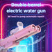 Double tube electric water gun outdoor water play and war toy - eZthings USA WE SORT ALL THE CRAZIEST GADGETS, GIZMOS, TOYS & TECHNOLOGY, SO YOU DON'T HAVE TO.