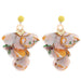 Fashionable handmade fabric floral earrings for women's exaggerated long earrings - eZthings USA WE SORT ALL THE CRAZIEST GADGETS, GIZMOS, TOYS & TECHNOLOGY, SO YOU DON'T HAVE TO.