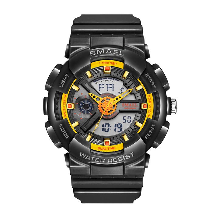 SMAEL 8026 Top Brand Men's Watches Luxury LED Sport Waterproof Military Watch Men Casual Digital Chronograph Clock Relogios Masculino - eZthings USA WE SORT ALL THE CRAZIEST GADGETS, GIZMOS, TOYS & TECHNOLOGY, SO YOU DON'T HAVE TO.