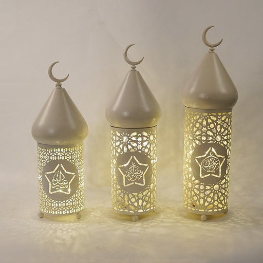 Led Lantern Eid Festival Ramadan Iron Lantern Middle East Decorative Arts And Crafts Decoration Bullet Head - eZthings USA WE SORT ALL THE CRAZIEST GADGETS, GIZMOS, TOYS & TECHNOLOGY, SO YOU DON'T HAVE TO.