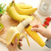 Stainless Steel Banana Cutter Fruit Vegetable Sausage Slicer Salad Sundaes Tools Cooking Tools Kitchen Accessories Gadgets - eZthings USA WE SORT ALL THE CRAZIEST GADGETS, GIZMOS, TOYS & TECHNOLOGY, SO YOU DON'T HAVE TO.