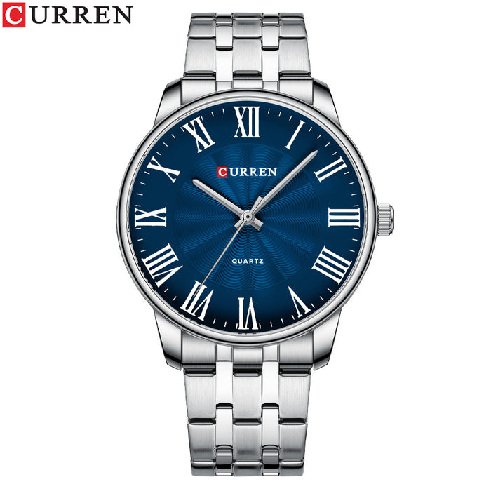 Men's Watch Fashion Men's Watch Business Quartz Watch Steel Band Watch - eZthings USA WE SORT ALL THE CRAZIEST GADGETS, GIZMOS, TOYS & TECHNOLOGY, SO YOU DON'T HAVE TO.