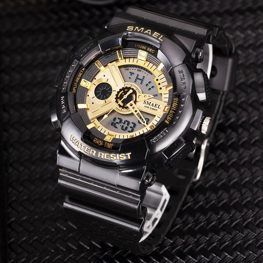 SMAEL 8026 Top Brand Men's Watches Luxury LED Sport Waterproof Military Watch Men Casual Digital Chronograph Clock Relogios Masculino - eZthings USA WE SORT ALL THE CRAZIEST GADGETS, GIZMOS, TOYS & TECHNOLOGY, SO YOU DON'T HAVE TO.