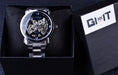 Winner Blue Ocean Fashion Casual Designer Stainless Steel Men Skeleton Watch Mens Watches Top Brand Luxury Automatic Watch Clock - eZthings USA WE SORT ALL THE CRAZIEST GADGETS, GIZMOS, TOYS & TECHNOLOGY, SO YOU DON'T HAVE TO.
