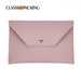 New Simple Large Capacity Envelope Bag Mobile Phone Lipstick Double Side Leather Carry On Bag Female Makeup Brush Storage Bag Brush Bag - eZthings USA WE SORT ALL THE CRAZIEST GADGETS, GIZMOS, TOYS & TECHNOLOGY, SO YOU DON'T HAVE TO.