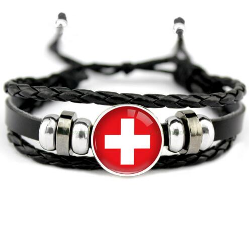 Country Flags Leather Bracelets - eZthings USA WE SORT ALL THE CRAZIEST GADGETS, GIZMOS, TOYS & TECHNOLOGY, SO YOU DON'T HAVE TO.